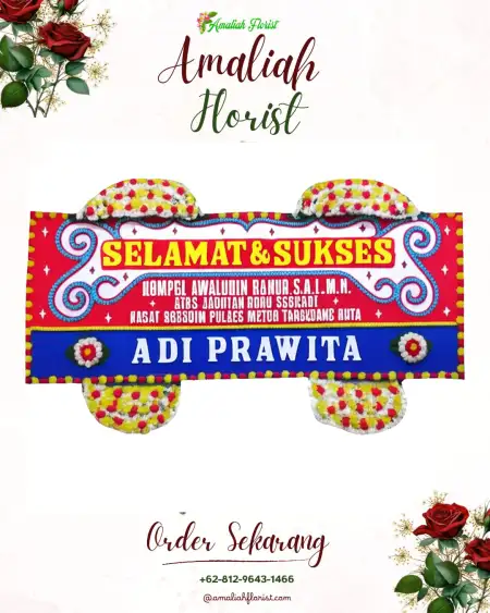 Papan Bunga Ucapan Selamat Balenrejo